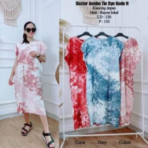 Daster Jumbo Tie Dye Rose