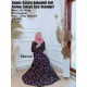 Gamis Ceruty Babydoll Furing Rose Maroon