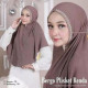 Hijab Bergo Maryam Plisket Jumbo Renda Remple Rose