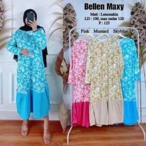 Gamis Lemonskin Bellen Maxi Rose 