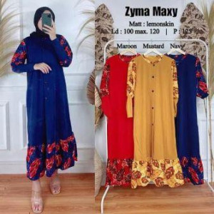 Gamis Lemonskin Zyma Maxi Rose