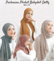 Pashmina Baby Doll Dotty Plisket Rose