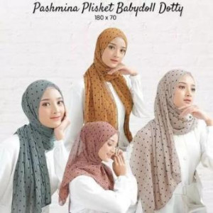 Pashmina Baby Doll Dotty Plisket Rose
