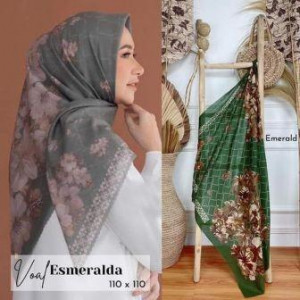 Hijab Voal Esmeralda Rose 