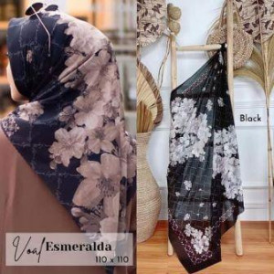 Hijab Voal Rose Esmeralda